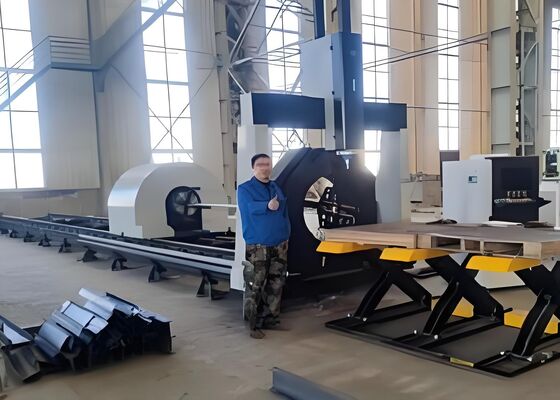 Máy cắt ống laser CNC 300mm X Axis Itinerary Line ≤30mm Độ dài tùy chỉnh