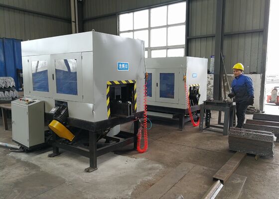 Tốc độ quay 288r/phút của trục chính Máy xẻng mặt sau bằng thép góc CNC dành cho thị trường Việt Nam
