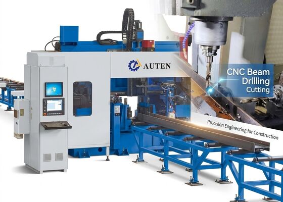 Tổng cộng 3 trục chính Trung tâm máy khoan dầm kết cấu CNC 11/15KW Công suất động cơ trục chính