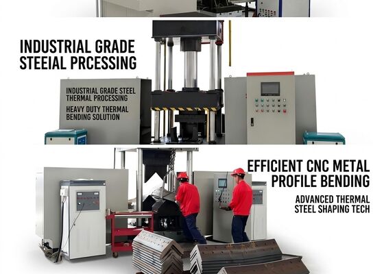 Mô hình HQ250-700 máy CNC sưởi ấm nhiệt và uốn cong cho ngành công nghiệp thép góc tháp