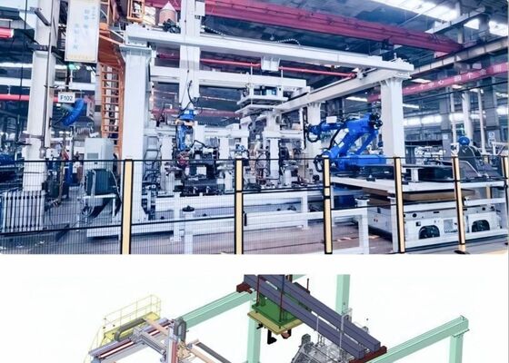 1465mm, 2010mm Sải tay Tầm với Trạm làm việc hàn robot Tải trọng 12KG