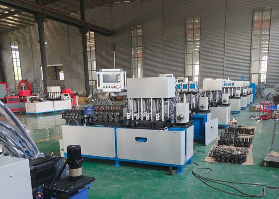 125 * 30 Đấm xi lanh CNC máy hình dạng vòng sắt phẳng 3KW Feeding Servo Motor