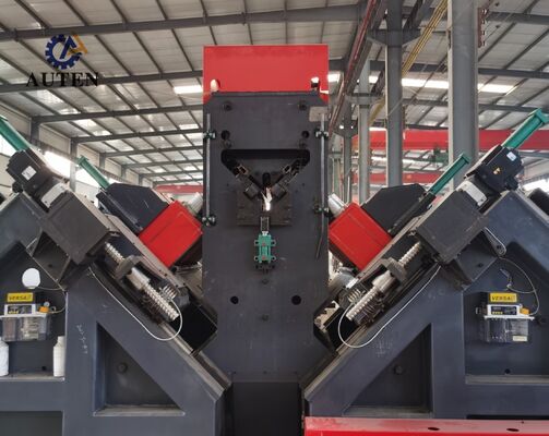 Máy Xử Lý Đánh Dấu Khoan Kim Loại Góc CNC ADM2532 Để Gia Công Thép Góc