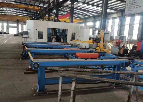 Dây chuyền máy khoan dầm CNC BHD700/3 cho thép hình H được trang bị ba trục chính